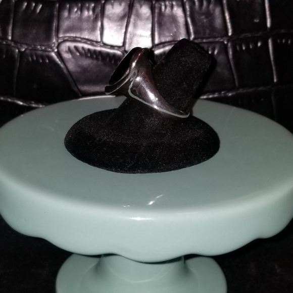 Rare Vintage Barse Sterling Silver/Onyx Ring - Picture 3 of 4